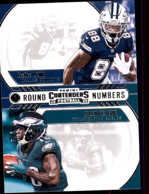 Contenders Round Numbers Ceedee Lamb Jalen Reagor Rookie Dallas