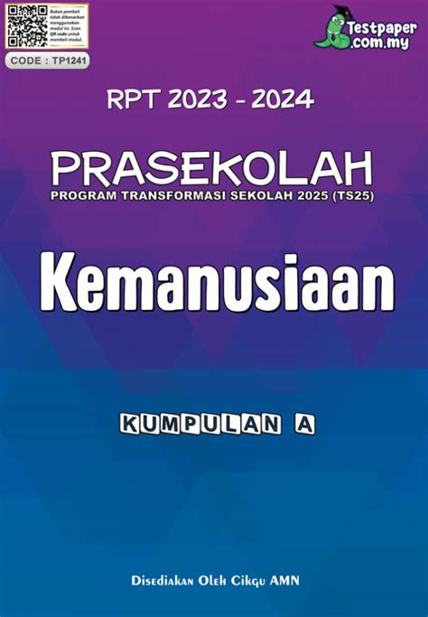 Rpt Prasekolah Kemanusiaan Kumpulan A Cikgu Info