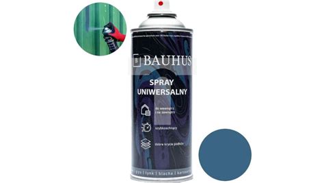 Farba Uniwersalna Spray Antracyt Matowa 400ml BAUHUS BAUHUS TIM SA