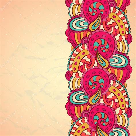 Curl Paisley Border Vector Image By Lunarus Vector Stock