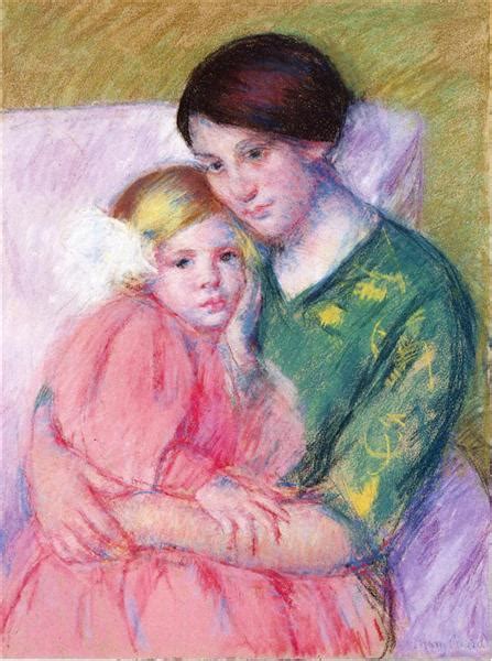 Mother and Child Reading, 1913 - Mary Cassatt - WikiArt.org