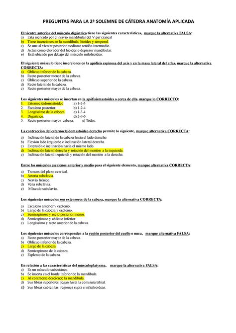 Examen De Muestra Practica Octubre Preguntas Y Respuestas