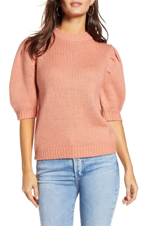 English Factory Puff Sleeve Sweater Nordstrom Puff Sleeve Sweater Puff Sleeve Fashion