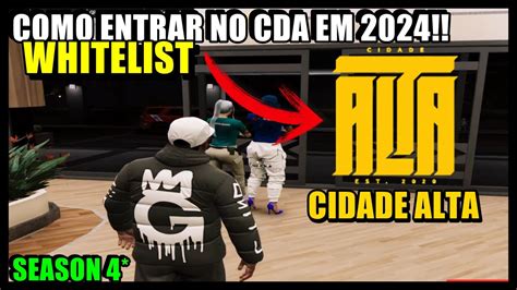 COMO EU COMPREI WHITELIST PARA ENTRAR NO CIDADE ALTA SEASON 4 GTA