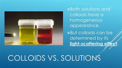 Unit 2, Lesson 2.5 - Suspensions and Colloids