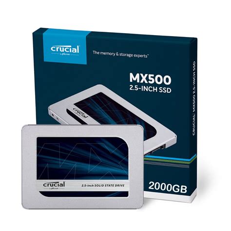 CRUCIAL MX500 2TB 2.5inch SSD 560MBps Read 510MBps Write MODEL ...