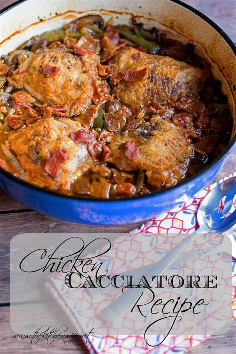 Easy Chicken Cacciatore Recipe The Kitchen Wife