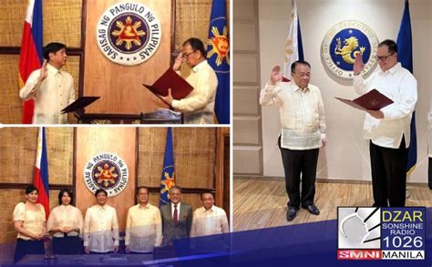 Dnd Secretary Galvez At Pcc Chair Aguinaldo Nanumpa Na Sa Tungkulin