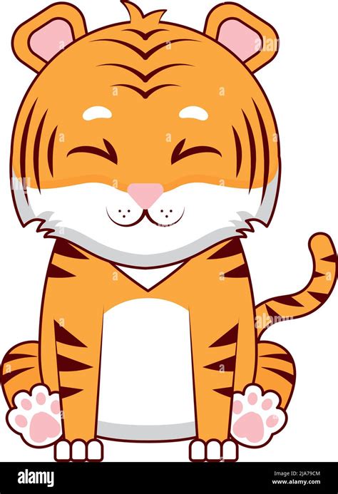 Cartoon Cute Tiger Stock Vector Image And Art Alamy