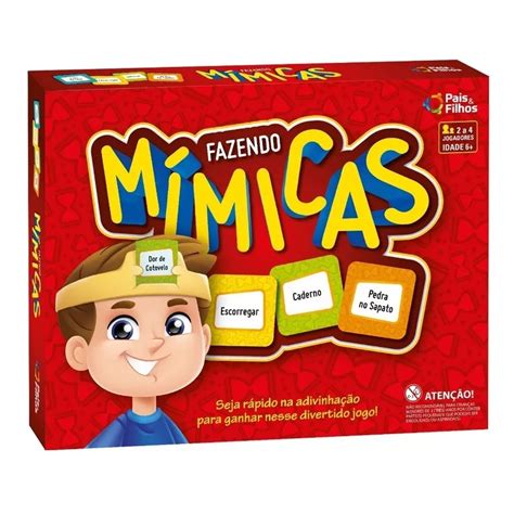 Jogo Fazendo Mimicas Adivinha O Brinquedo Infantil Shopee Brasil