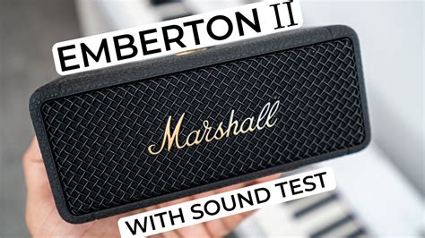 Marshall Emberton Review Best Portable Speaker With Sound Test