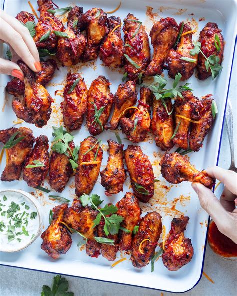 Harissa Orange And Honey Glazed Chicken Wings Recipe The Feedfeed