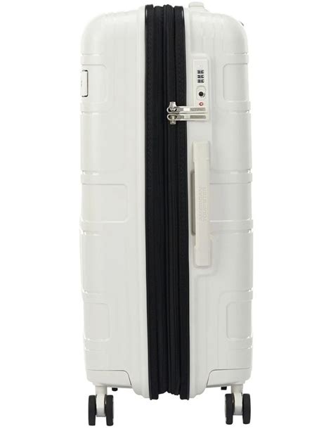 American Tourister Light Max Spinner 69cm In Off White MYER