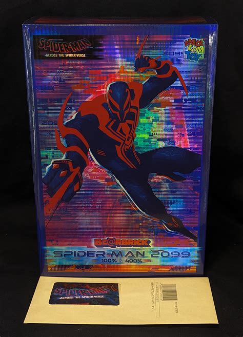 MediCom Toy Be Rbrick Bearbrick SPIDER MAN 2099 1 0 0 And 4 0 0 1 0