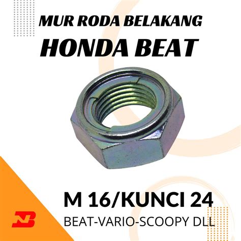 Mur As Roda Belakang Beat Baut Roda Belakang Beat Baut As Roda