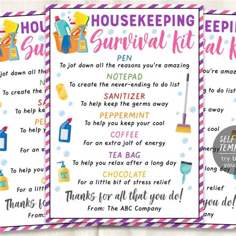 Housekeeping Appreciation Week Etsy