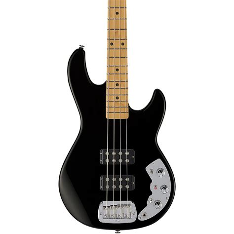 G L Clf Research L Maple Fingerboard Electric Bass Jet Black