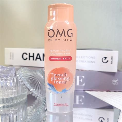 Jual OMG OH MY GLOW Peach Glowing Toner 100 Ml Shopee Indonesia