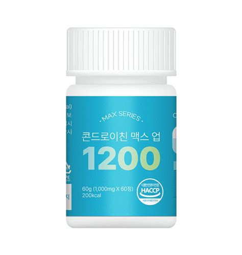 담을수록 콘드로이친 맥스 업 1200 고함량 상어연골추출분말 36000mg 1000mg X 60정 티몬