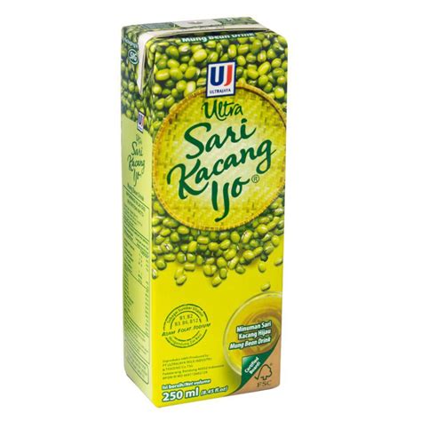 Jual ULTRA SARI KACANG IJO 250ML Shopee Indonesia