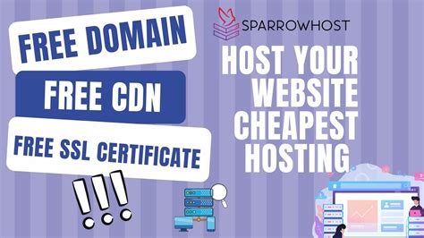 Host Your Website Cheapest Webhosting Sparrow Host Youtube