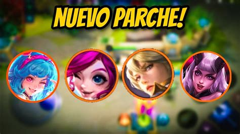 NUEVO PARCHE REVAMP NANA BUFF NERF KIMMY Y MAS MOBILE LEGENDS