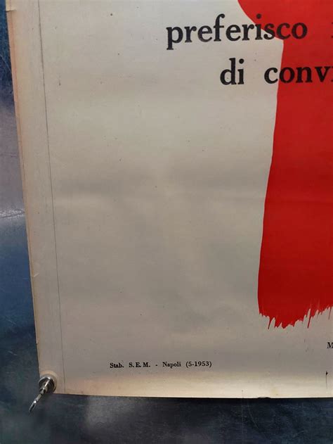 Affiche Politique Original Democrazia Cristiana Io Sono