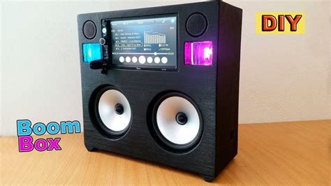 DIY Portable MP4 Boombox Speaker Loud System YouTube