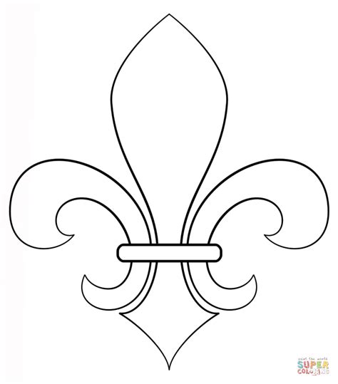 Coloriage Fleur De Lys Coloriages Imprimer Gratuits