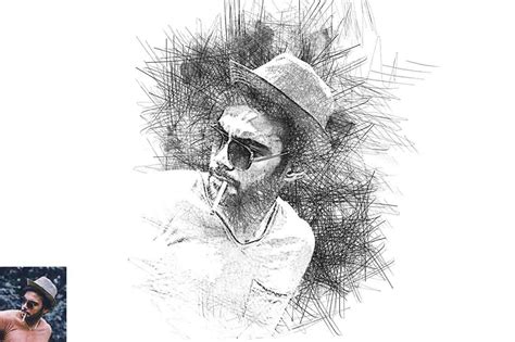 Artistic Pencil Sketch Photoshop Action Invent Actions