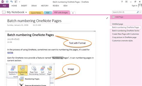 Convert Pdf Files To Formatted Text And Images And Import Into Onenote