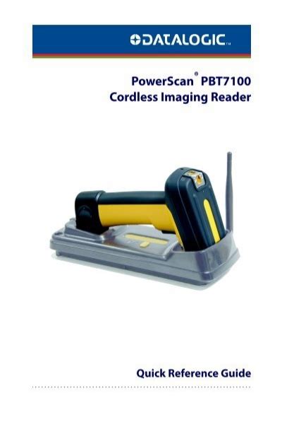 Powerscan Pbt Cordless Imaging Reader Hant