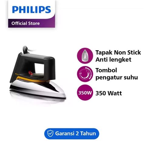 Jual Setrika Philips Hd Classic Dry Iron Hd Garansi Resmi