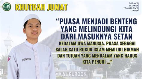 Khutbah Jumat Membentengi Diri Dengan Puasa Muhammad Kayyis