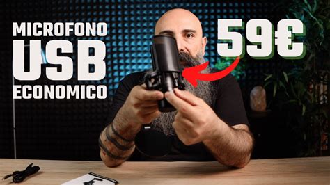 microfono usb  podcast vegue vm unboxing test audio youtube