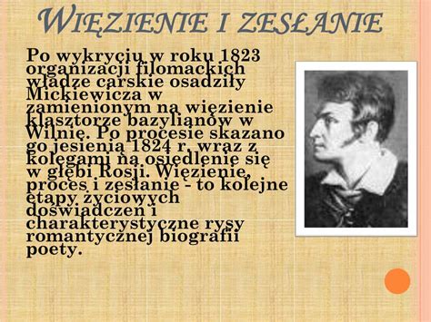 Ppt Adam Mickiewicz Ycie I Tw Rczo Powerpoint Presentation Free