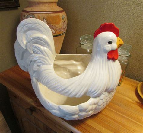 Details About Vintage Large 1976 Arnels Ceramic Chicken Planter