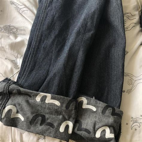 Evisu Baggy Jeans With Detailing On Back Pockets And Depop