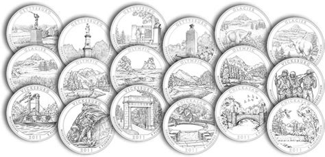 America The Beautiful Quarters - Price Charts & Coin Values