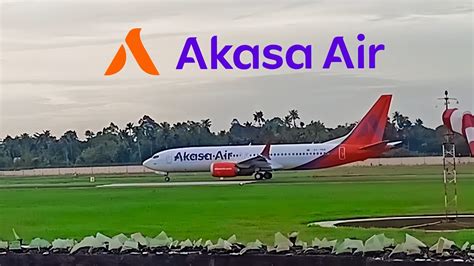 Akasa Airlines B Take Off From Cochin International Airport