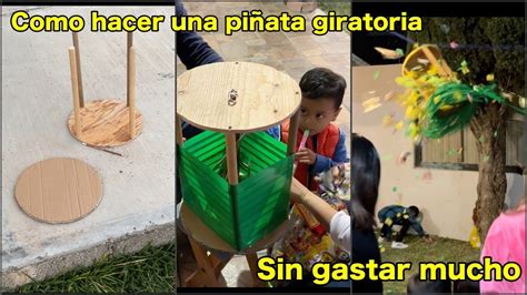 Como hacer una piñata giratoria sin gastar mucho YouTube