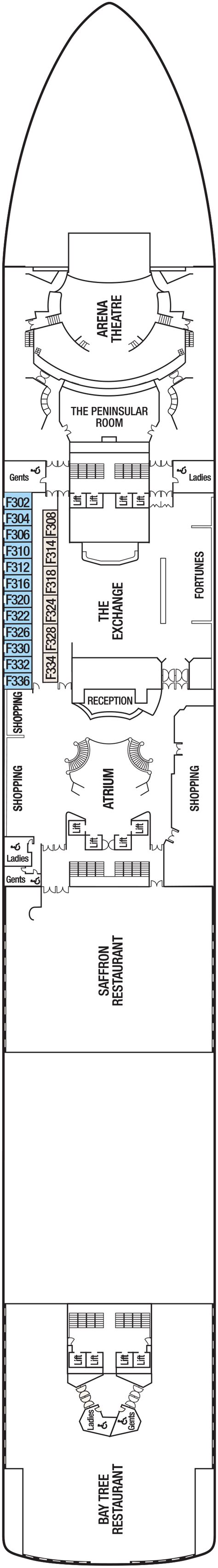 Deck Plans- P&O Ventura - Planet Cruise