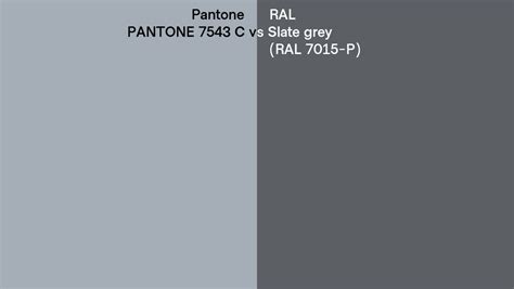 Pantone C Vs Ral Slate Grey Ral P Side By Side Comparison