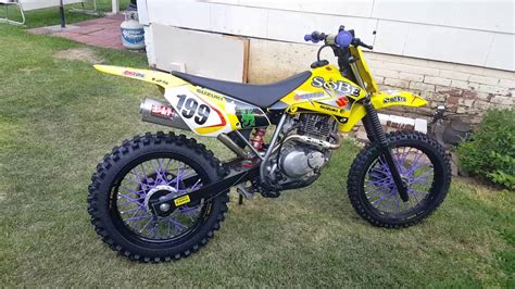 Drz 125 Update Big Wheels Dirt Tires 17s Youtube