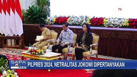 Netralitas Jokowi Di Pilpres Dipertanyakan Analis Kerap Kontradiktif