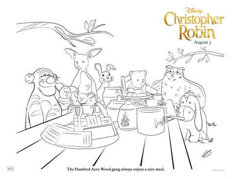 Hundred Acre Wood Coloring Page Mama Likes This