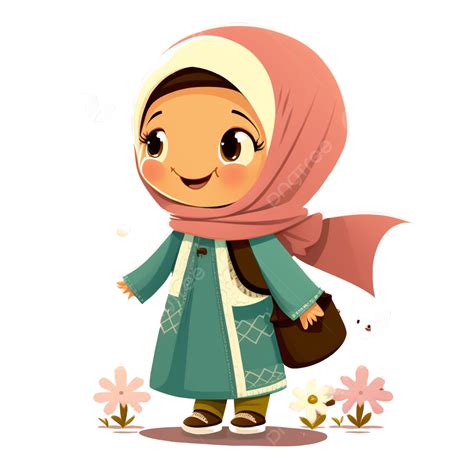 Anak Kartun Muslim Png Clipart Cartoon Child Cartoon Anak Muslim