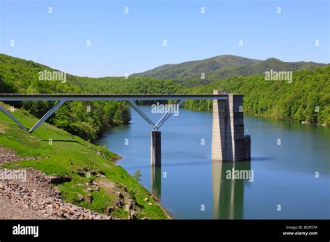 Dam And Outlet Structure Lake Moomaw Gathright Dam Covington Virginia
