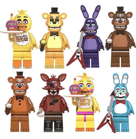 Review Of Knockoff Lego Fnaf Minifigures Five Nights At Freddy S Amino