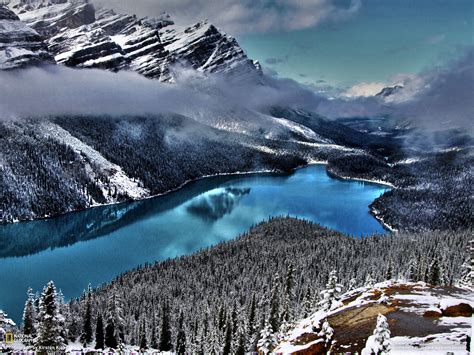 Mountain Lake Winter Wallpapers - Wallpaper Cave